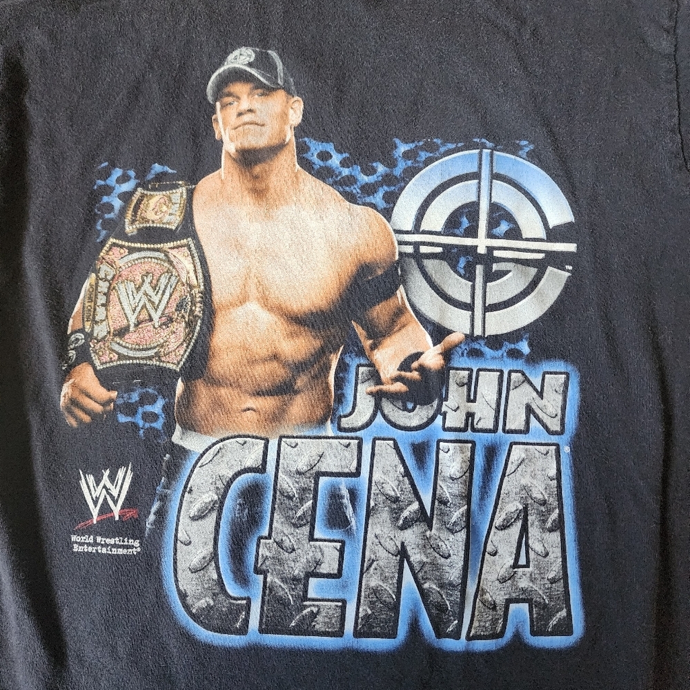 WWE Black Graphic Men's T-Shirt